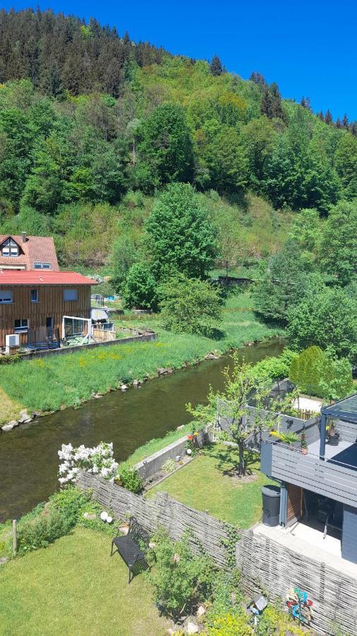 Ferienwohnung Am Enzufer Mit Balkon In Bad Wildbad Im Schwarzwald Kültér fotó