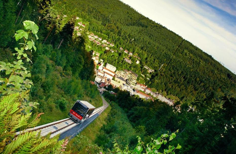 Ferienwohnung Am Enzufer Mit Balkon In Bad Wildbad Im Schwarzwald Kültér fotó